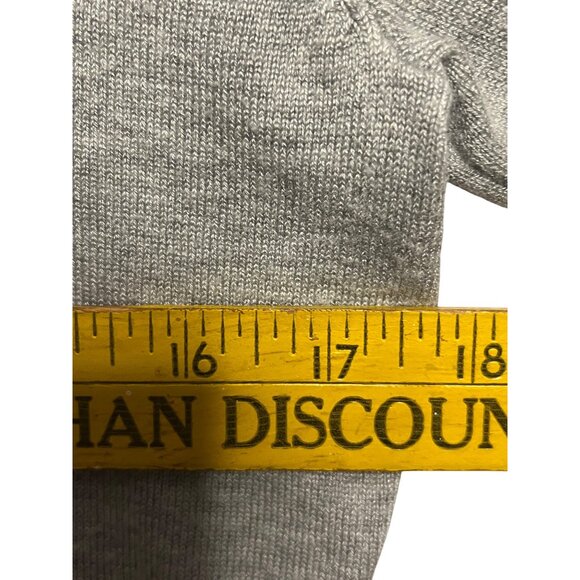 Joseph A. Men's Size M Grey Turtleneck Sweater Stretch Ribbed SOFT Comfortable - Picture 14 of 16